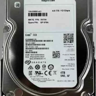 NetApp X375A 4TB 7.2K 12Gbps 3.5 "NL-SAS Hard Disk DS460C X375A-R6 - Image 1 of 3