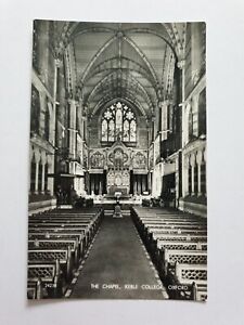 Interior of The Chapel, Keble College, Oxford, Real Photo Postcard