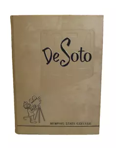 Memphis State College 1954 Yearbook De Soto Memphis Tennessee Vintage Annual - Picture 1 of 6