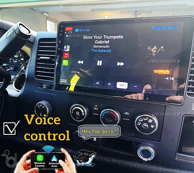 For 2007-2014 GMC Sierra 1500 2500 3500 Car Radio Stereo GPS Navi  CarPlay - Image 1 of 4