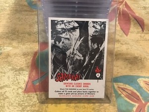 1964 RARE SCANLENS Shintaro the Samurai card number 4 high grade Near Mint