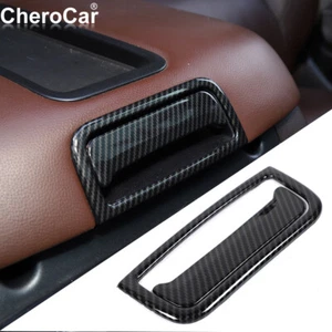 Cubierta de ajuste de caja de reposabrazos de fibra de carbono para Chevy Silverado/GMC Sierra 14-18 - Imagen 1 de 8