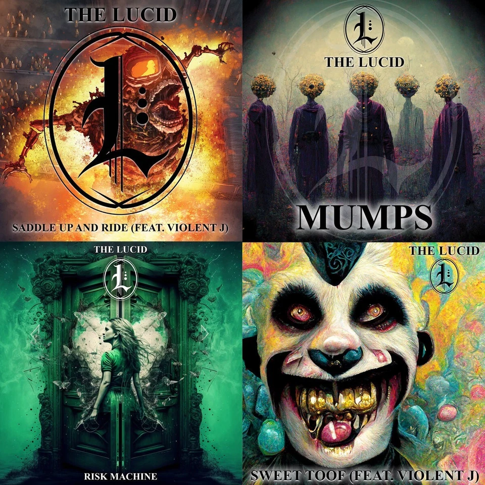 The Lucid - OOP Singles Collection - VIOLENT J, MEGADETH, SPONGE, FAITH NO MORE - Image 1 of 1