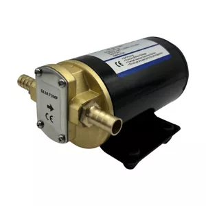 12V Impeller Gear Oil Pump Oil Fuel Water Transfer For Diesel Scavenge - Picture 1 of 13