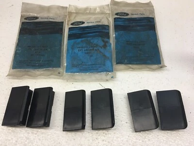 Ford NOS E5FZ-58613D56-A 1982 1985 Escort Mercury Lynx Rear Seat Belt Inserts 6 Foto 1 de 4