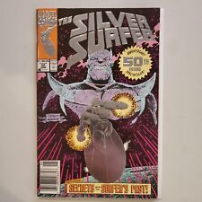 SILVER SURFER #50 (1991) NEWSSTAND EDITION  FOIL EMBOSSED  THANOS Fine