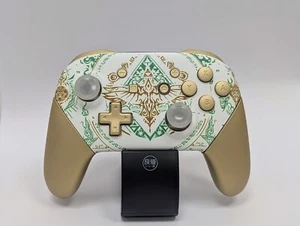 Nintendo Switch Pro Custom - White Glow in Totem- TMR Anti-Drift - D-Pad Fix - Picture 1 of 6