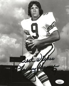 Tommy Kramer Minnesota Vikings signed Rice Owls 8x10 photo autographed JSA - Picture 1 of 2