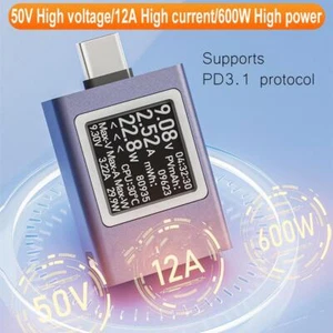 Typ-C PD3.1 Mobiler Ladegerät-Tester, multifunktionale K Hot P4 E9G4 ф[ V8W7- - Zdjęcie 1 z 13