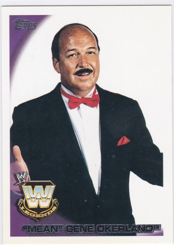 2010 Topps WWE Wrestling Card #99 "Mean" Gene Okerlund - WWF Legend - Image 1 of 1