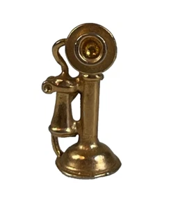Miniature Antique Style Metal Phone - Picture 1 of 6