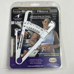 AccuMeasure Fitness 3000 Personal Body Fat Tester Caliper Gold Standard Accurate - Picture 1 of 1