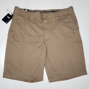 NWT Lee Extreme Motion Short Mens Size 38 Flat Front Original Khaki Straight Fit - Picture 1 of 9