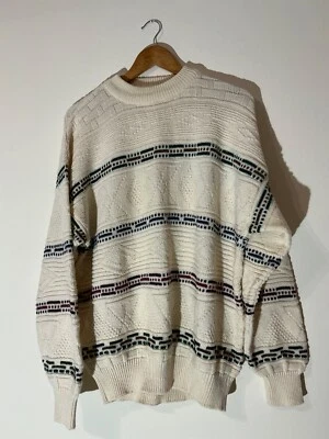 Vintage Sears & Roebuck Wool Blend Men's Pullover Sweater XL Made in Italy - Image 1 of 2