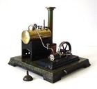 Antike Dampfmaschine Bing vor 1945