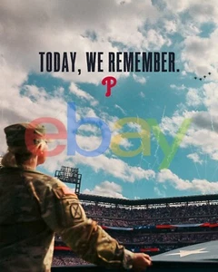 Philadelphia Phillies Memorial Day "We Remember" 8x10 MLB Baseball Foto - Bild 1 von 1