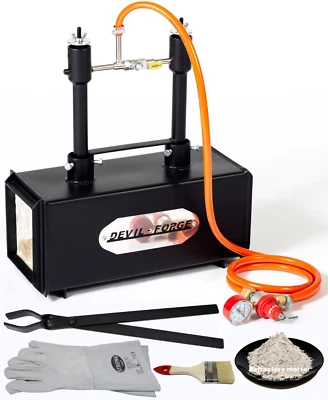 DEVIL FORGE DFPROF2 Schmelzofen Schmiedeofen Gasofen Gasbrenner Propangas