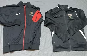 Brown Basketball Nike Dri-Fit Warm Up Jackets Full Zip Small Pair - Picture 1 of 13