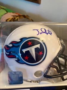 Jake Locker signed mini helmet Tennessee Titans PSA - Picture 1 of 2