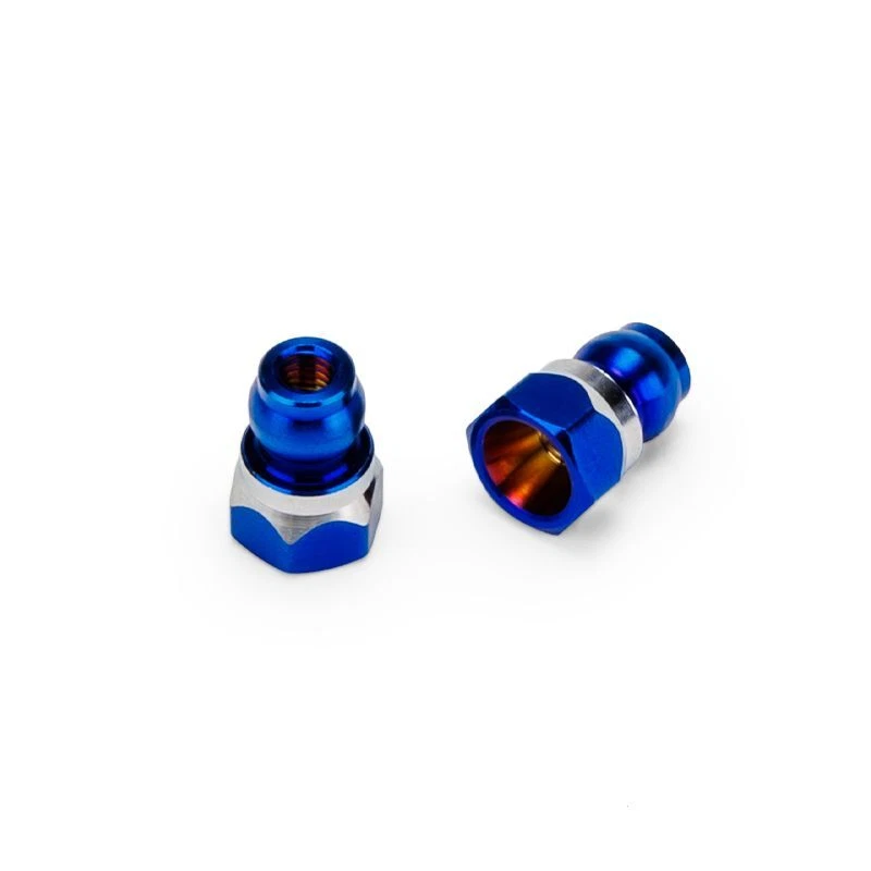 Jconcepts Fin Titanium Front Stand-Off Set of 2 B7 - B7D Burnt Blue 8mm 51591 - Image 1 of 1