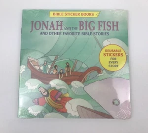 Jonah & The Big Fish/God Made The World Set Of 2 Bible Sticker Books New In Wrap - Picture 1 of 2