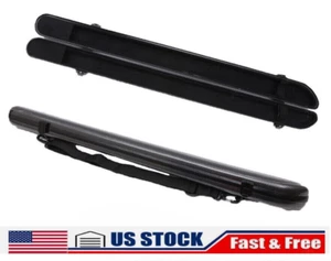 Violin Cello Bow Case Black Carbon Fiber Hold 2pcs Violin Bow Box Strong Protect - Picture 1 of 15