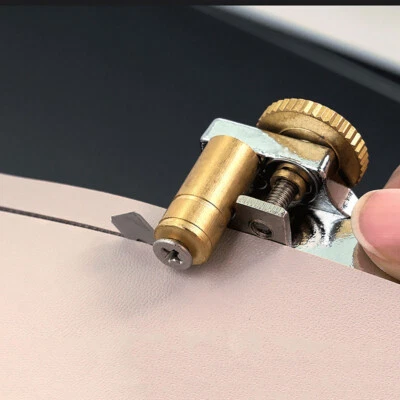 Correa artesanal de cuero cuerda cortador de cinturón forma de anillo corte manual hágalo usted mismo mini juego de herramientas Foto 1 de 4