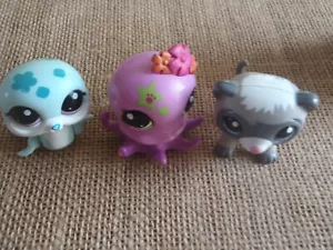 Littlest Pet Shop Walkables Mascotas Lote Sello Pulpo y Gato (Creo) D41 - Imagen 1 de 3