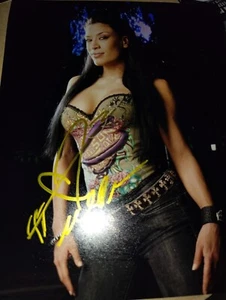 Melina Signed 8x10 Sexy Live Photo WWE Wwf - Picture 1 of 1
