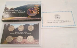 Westward Journey 2004 2005 U.S. Mint Nickel Series Coin sets with COA & Box - Picture 1 of 4