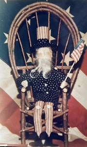 Onkel Sam 14 Zoll patriotische Puppe Muster nie eine stumpfe Nadel Jo Gummere - Bild 1 von 3