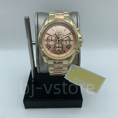 Orologio Donna Michael Kors MK6359 Bradshaw Cronografo Bicolore Acciaio Inox