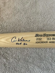 AL KALINE AUTOGRAPHED RAWLINGS BAT DETROIT TIGERS "HOF 80" PSA EE15946 - Picture 1 of 5