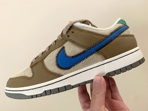 ✅ NEW NIKE DUNK x SIZE? 8 UK LOW DARK DRIFTWOOD BROWN BLUE D06712-200 9 US 🔥✅ - Picture 1 of 10