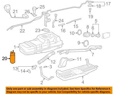 Used Fuel Pump fits: 1993 Toyota PICKUP Pump Only Grade A Foto 1 de 3