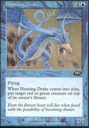 Hunting Drake - Foil ~ Moderately Played Planeshift MTG Magic UltimateMTG Blue C - Image 1 of 1