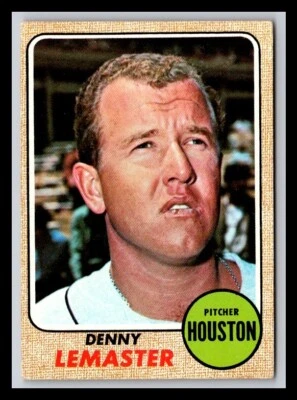 1968 Topps #491 Denny Lemaster GD or Better - Image 1 of 2