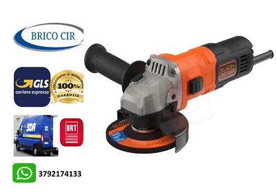 Smerigliatrice Angolare 115 BLACK & DECKER - 12000 giri/mn. 710 Watt.  BEG010-QS - Immagine 1 di 4