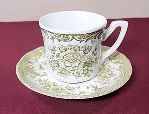 Royal Staffordshire Avondale Ironstone by J&G Meakin England Tasse & Untertasse 2 Stück - Bild 1 von 10