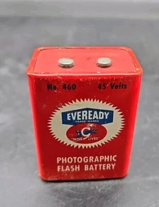 Vintage EVEREADY "Nine Lives" Battery 45 Volts No.460 - Picture 1 of 7