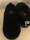 Uggs women black fur classic cozy booties US 8 Euro 39