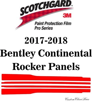 Película de protección de pintura 3M Scotchgard serie Pro 2017 2018 Bentley Continental  Foto 1 de 3