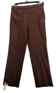 Alfred Womens Dunner Classics Allure Pull-On Pants Brown SZ 12 P269 - Picture 1 of 7