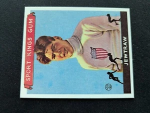 1933 Sport King Gum Ristampa Card #11 Charles Jewtraw (NM) - Foto 1 di 3
