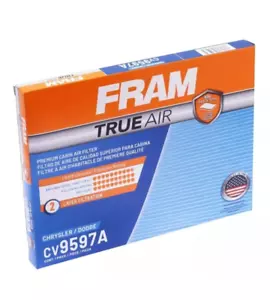 FRAM TrueAir Premium Cabin Air Filter for select Chrysler-Dodge Vehicles CV9597A - Foto 1 di 12
