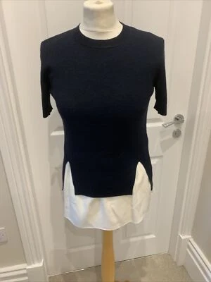 Top JOSEPH tejido merino fino y seda en capas - talla S Foto 1 de 4