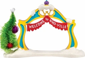 Department 56 Dr Seuss Grinch Welcome To WhoVille Archway Figurine New 4043418 T - Picture 1 of 1