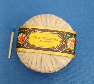 Vintage Luxusseife Roger & Gallet Paris Ceillet Mignardise Carnation Nelke - Bild 1 von 4