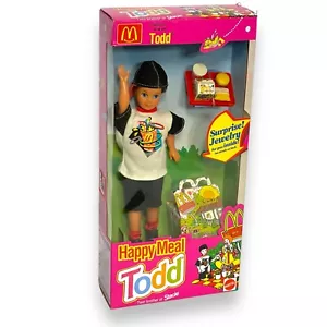 Happy Meal Barbie Todd McDonalds 1993 personaje descontinuado 8"" adolescente preadolescente - Imagen 1 de 12