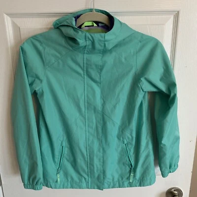 Sudadera con Capucha Cortavientos C9 Champion Aqua Niñas Talla M 7-8 Bolsillos con Cremallera Forrada Frontal Foto 1 de 4